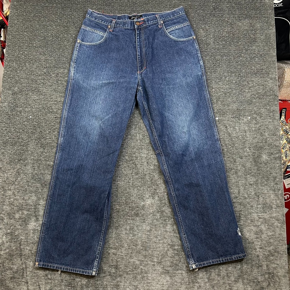 Vintage Sean John Jeans Men's Blue Denim Classic Straight Hip Hop Skate - 36